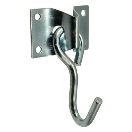 Midwest Fastener 5/16" x 1" x 3-7/8" Zinc Plated Steel Hammock Hooks 10PK 52402